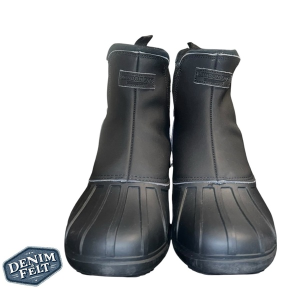 London Fog Men’s Black Tyler Snow Chelsea Boots | NEW/NIB!!❄️☃️🏂 - Picture 6 of 14